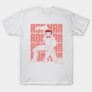 Two Color Ron Man T-Shirt